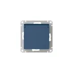 ATLASDESIGN РОЗЕТКА с заземл. со шторк. с крышкой,16А, IP20, мех., быстрозажим. клем., АКВАМАРИН
