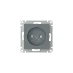 ATLASDESIGN РОЗЕТКА без заземления со шторками, 16А, мех., быстрозажим. клем., ГРИФЕЛЬ