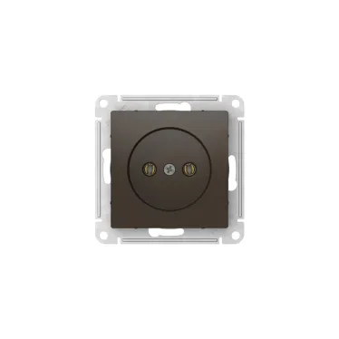 ATLASDESIGN РОЗЕТКА без заземления без шторок, 16А, мех., быстрозажим. клем., МОККО