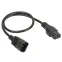 Кабель питания IEC320 C13 - IEC320 C14, 1.8м, сечение 3х1,5 мм