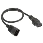 Кабель питания IEC320 C13 - IEC320 C14, 1.8м, сечение 3х1,5 мм