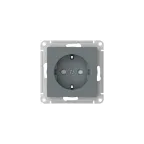 ATLASDESIGN РОЗЕТКА с заземлением со шторками, 16А, мех., быстрозажим. клем., ГРИФЕЛЬ