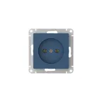 ATLASDESIGN РОЗЕТКА без заземления без шторок, 16А, мех., быстрозажим. клем., АКВАМАРИН