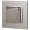 Розетка Elegance 14-2103-16 2P+E Schuko со шторками с крышкой, 16А-250В, титан
