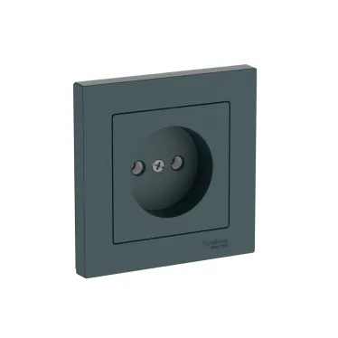 ATLASDESIGN РОЗЕТКА без заземления, 16А, в сборе, быстрозажим. клем., ИЗУМРУД