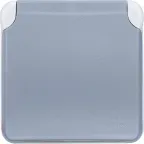 Plexo Серый Розетка с/з с крышкой безвинтовой зажим IP55 | 069570 | Legrand
