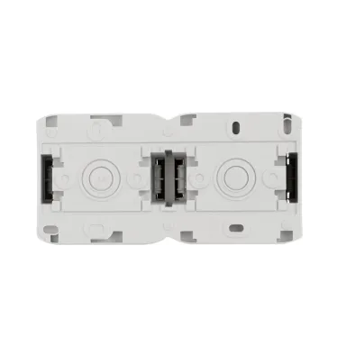 Quteo Серый Розетка 2-я с заземлением со шторками IP44 | 782353 | Legrand