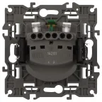 Розетка Elegance 14-2101-01М 2P+E Schuko, 16А-250В, белый матовый