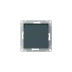 ATLASDESIGN РОЗЕТКА с заземл. со шторк. с крышкой, 16А, IP20, мех., быстрозажим. клем., ИЗУМРУД