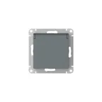 ATLASDESIGN РОЗЕТКА с заземл. со шторк. с крышкой,16А,IP20,мех., быстрозажим. клем., ГРИФЕЛЬ
