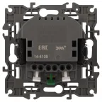 Розетка Elegance 14-4109-16 2P+E 16A-250В, штор. с 2xUSB 5В-3А, титан