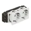Розетка Mosaic 4М 2*2P+Т нем.стд. | 077602 | Legrand