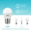 Лампа светодиодная LED 8 Вт 540 лм 4100К шар P45 нейтральный E27 AC 220В Elementary Gauss