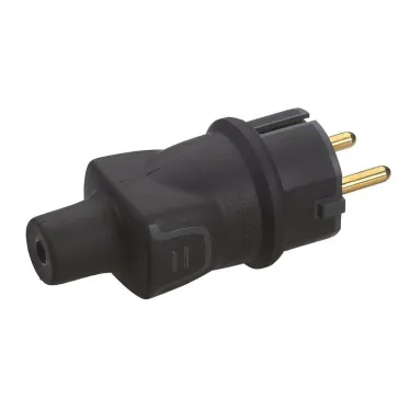 Розетка 2К+З черная | 050197 | Legrand