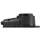 Колодка каучуковая с заземлением 1 розетка 16A IP44 черная KX-1e-B-IP44