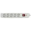 SFX-5es-2m-W Сет.фильтр (белый) с заземл, 10A, с выкл, 5гн, 2м (10/120) | Б0044019 | ЭРА