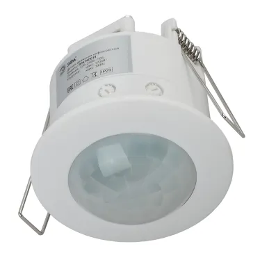 Датчик движения белый 1200Вт IP20 360гр 6М (50/1050) MD 018