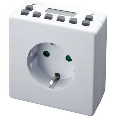 Розетка с таймером (недельная) электронная IP20 16А 3500W