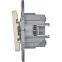 Переключатель перекрёстный одноклавишный - Legrand/Daccord Inspiria - 10АХ 250В винтовые зажимы - слоновая кость