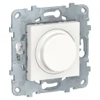                  Светорегулятор UNICA NEW LED поворотно-нажимной универсальный 5-200Вт белый
               