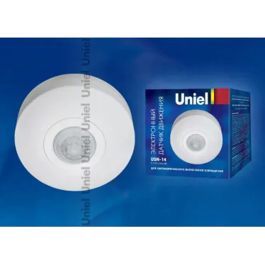 USN-15-360R-1200W-3LUX-6M-0,6-1,5m/s-WH Датчик движения, упак. блистер | 06567 | Uniel