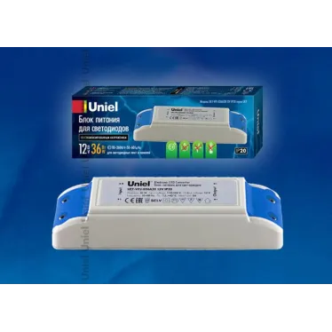 USW-001-LCD-DM-40/500W-TM-M-BG Выключатель с диммером и таймером выключения, сенсор, блистер, бежевый | 04029 | Uniel