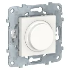 Светорегулятор UNICA NEW LED поворотно-нажимной универсальный 5-200Вт белый