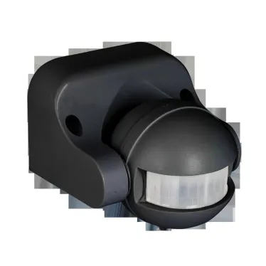 ИК датчик движения наст. 1200Вт 180гр. до 12м IP44 MS-39b черный PROxima