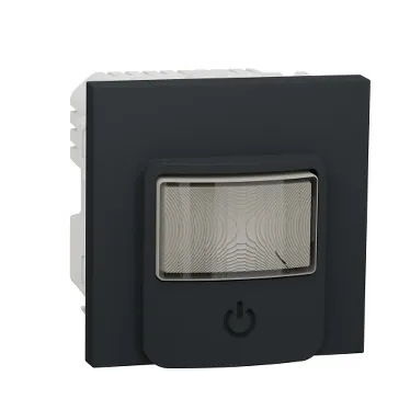 WISER UNICA NEW Датчики движения с универсальным диммером, 200Вт, 230В, АНТРАЦИТ