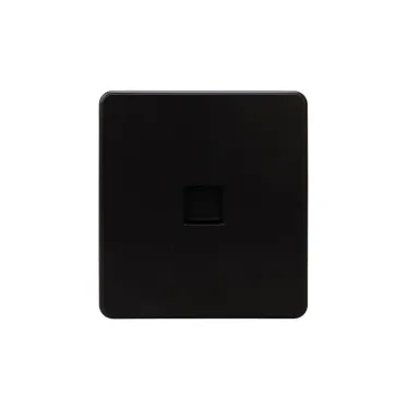 Розетка ROUND компьютерная RJ45 кат6 скрытой установки механизм оникс