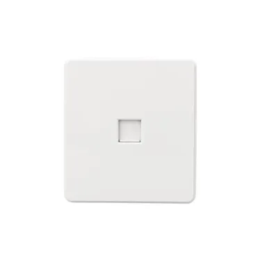 Розетка ROUND компьютерная RJ45 кат6 скрытой установки механизм перламутр
