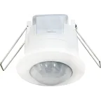 Датчик движения ИК встраиваемый 1200w 360 гр. 6м IP20 белый