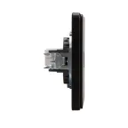Розетка ROUND компьютерная RJ45 кат6 скрытой установки механизм оникс