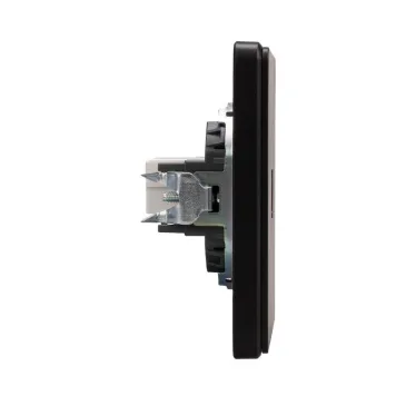 Розетка ROUND компьютерная RJ45 кат6 скрытой установки механизм оникс