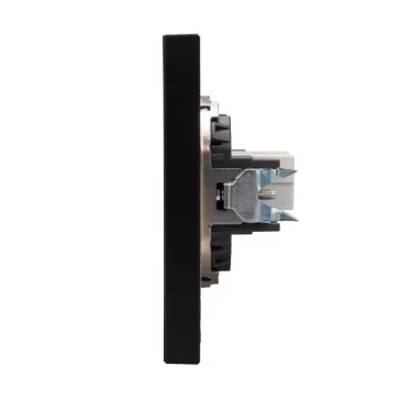 Розетка STRONG компьютерная RJ45 кат6 скрытой установки механизм антрацит