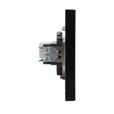 Розетка STRONG компьютерная RJ45 кат6 скрытой установки механизм антрацит