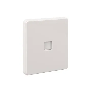 Розетка ROUND компьютерная RJ45 кат6 скрытой установки механизм перламутр