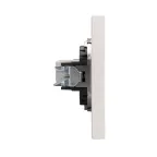Розетка STRONG компьютерная RJ45 кат6 скрытой установки механизм жемчуг