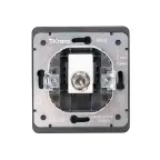 Розетка ROUND TV скрытой установки механизм оникс