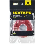 MIXTAPE PRO Лента монтажная прочная двусторонняя 1х12мм 5м IEK