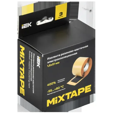 MIXTAPE PRO Изолента резиново-мастичная электроизоляционная 1,6х51мм 3м 2228 IEK