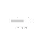 Болт шестигранный М6х35 DIN 933 | b6grm6x35 | EKF
