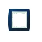                  Рамка на 2 поста, S82, синяя - белый
               