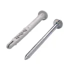                  Дюбель фасад. с шурупом шест.гол. с шлицем TORX прессшайба 10x80 (30 шт)- пакет | 148910 | Tecfi
               