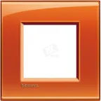                  LivingLight Рамка прямоугольная 1 пост Оранжевый
               