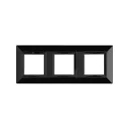                  Рамка из металла, ''Avanti'', черная, 6 модулей
               