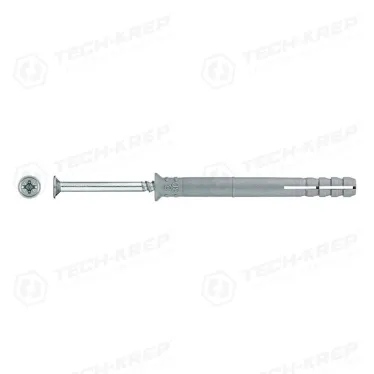 Дюбель-гвоздь полипропилен пот. SM-L 8х80 (500шт) - накл. ( 5,050 кг) | 125229 | Tech-KREP