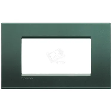 LivingLight Рамка прямоугольная 4 поста Зеленый шелк
