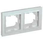                  BRITE Рамка 2 поста IP44 РУ-2-БрЖ-44 жемчуг
               