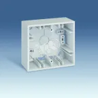 Коробка на 3 поста для открытой проводки, 86х93х37мм, S27Pl, сл.кость